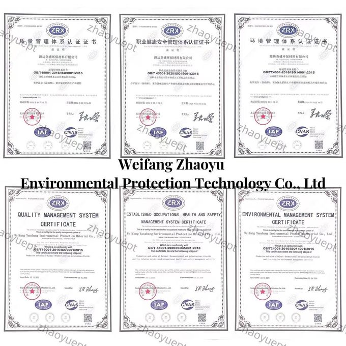 China Weifang Zhaoyu Environmental Protection Technology Co., Ltd. Perfil da companhia 0